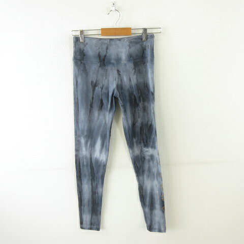Pants - 【中古】リリーロータス LILY LOTUS スポーツウェア ヨガ タイツ ロング 総柄 グレー M *A493 レディース 【ベクトル 古着】 260128