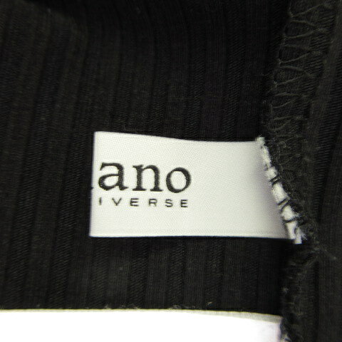 【中古】ナノユニバース nano universe カットソー 半袖 リブ アシンメトリー 黒 F *T80 レディース 【ベクトル 古着】 260601 auc-vector-20996599 ブランド古着の買取販売ベクトル サンプル画像3