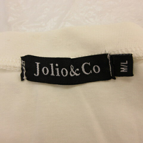 【中古】Jolio&Co カットソー Tシャツ 半袖 刺繍 白 M L *T485 レディース 【ベクトル 古着】 260624 auc-vector-21079566 ブランド古着の買取販売ベクトル サンプル画像3