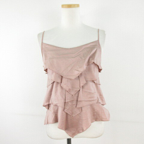 ボディドレッシングデラックス BODY DRESSING Deluxe キャミソール ティアード ピンク 9 *A585 レディース  260708