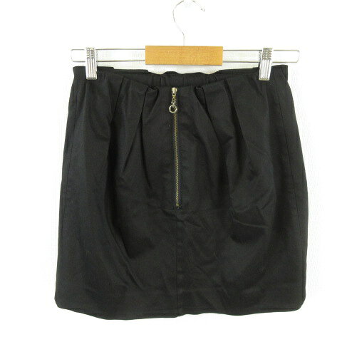 【中古】ブロードゥリー&コー Broderie&Co ナノユニバース スカート ミニ 台形 ストレッチ 黒 36 *T728 レディース 【ベクトル 古着】 260708 auc-vector-21095403 ブランド古着の買取販売ベクトル サンプル画像2