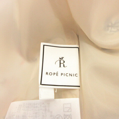 【中古】ロペピクニック ROPE Picnic フレア ワンピース ミモレ丈 長袖 花柄 白 紺 ピンク 38 *T180 レディース 【ベクトル 古着】 260807 auc-vector-21241926 ブランド古着の買取販売ベクトル サンプル画像3