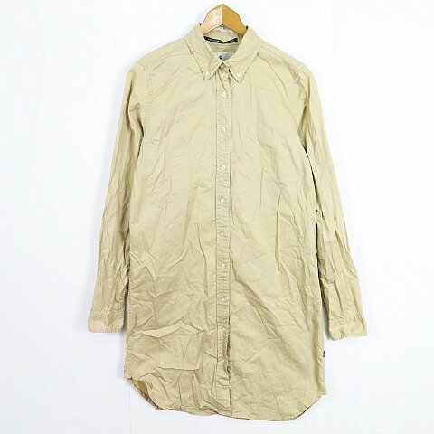 【中古】メゾン スコッチ MAISON SCOTCH BDシャツ ワンピース 長袖 コットン 1 サンドベージュ 2sa6593 レディース 【ベクトル 古着】 250429 【中古】メゾン スコッチ MAISON SCOTCH BDシャツ ワンピース 長袖 コットン 1 サンドベージュ 2sa6593 レディース 【ベクトル 古着】 250429