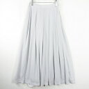 【中古】ジーナシス JEANASIS シフォン ワイド パンツ スカンツ F ライトグレー kz12210 レディース 【ベクトル 古着】 250703