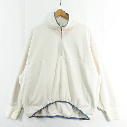 【中古】メゾンブリーズ MAISON BREEZE フリース プルオーバー ジャケット ハーフジップ 長袖 FREE ア..