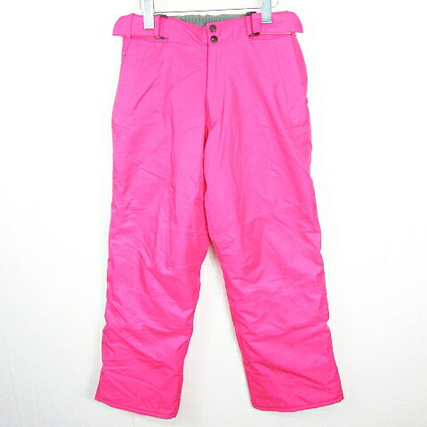 【中古】バックスポット VAXPOT スキーウェア スノーボードウェア パンツ M ピンク kz13124 レディース..