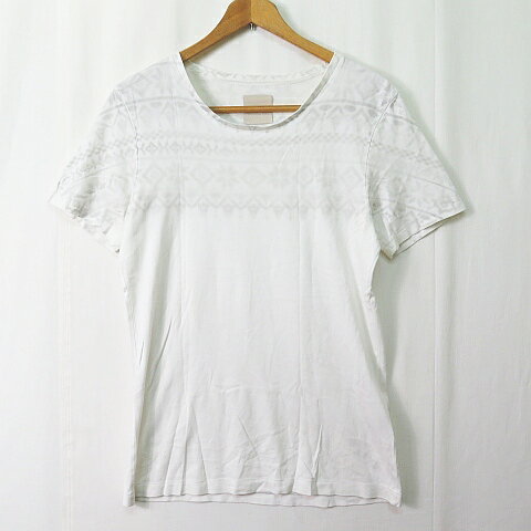 【中古】ファクトタム FACTOTUM Tシャツ 半袖 カットソー 46 オフホワイト 2sa6965 メンズ 【ベクトル ..