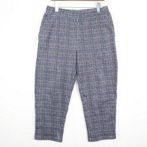 樂天商城 - 【中古】アーバンリサーチ URBAN RESEARCH フランネル イージー アンクルパンツ 40 チェック ブラック系 2sa7008 メンズ 【ベクトル 古着】 251109