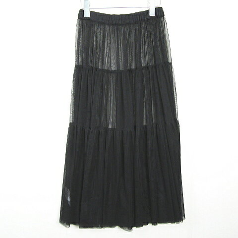 【中古】ロペピクニック ROPE Picnic チュール スカート ロング丈 38 ブラック kz15120 レディース 【ベクトル 古着】 260416 auc-vector-20872378 ブランド古着の買取販売ベクトル サンプル画像3