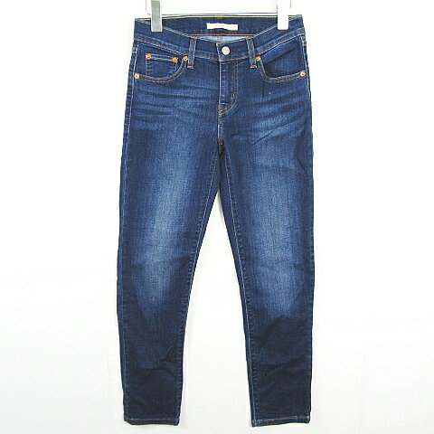[Used] Levi's BOYFRIEND Denim Pants Jeans Stretch 24 Blue Washed Finish kz15150 Women's [Vector Used Clothing] 260417