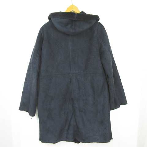 【中古】グローバルワーク GLOBAL WORK フェイクムートン コート ボア ロング丈 L ブラック kz16975 レディース 【ベクトル 古着】 261008 auc-vector-21336572 ブランド古着の買取販売ベクトル サンプル画像3