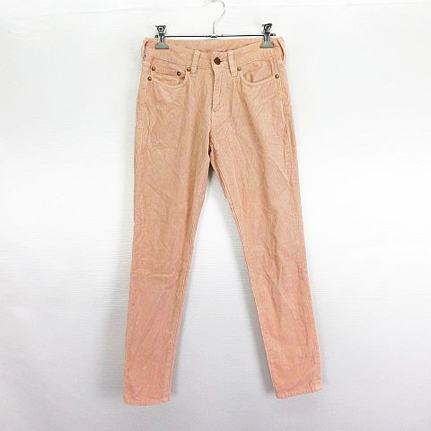 【中古】プラステ PLST パンツ ボトムス コーデュロイ スキニー ストレッチ 23 ピンク ※EKM レディース 【ベクトル 古着】 230930 【中古】プラステ PLST パンツ ボトムス コーデュロイ スキニー ストレッチ 23 ピンク ※EKM レディース 【ベクトル 古着】 230930