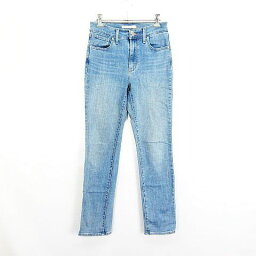 【中古】リーバイス Levi's 18883-0108 デニム ジーンズ ボトムス ハイライズ ストレート ストレッチ 26 ライトブルー ※EKM レディース 【ベクトル 古着】 231214