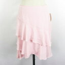 【中古】未使用品 ロートレアモン LAUTREAMONT Rue de B スカート ボトムス ミモレ丈 フレア レイヤード シフォン 3 ライトピンク ※EKM レディース 【ベクトル 古着】 240107