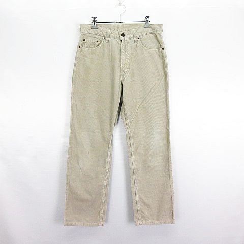【中古】リーバイス Levi's 515-15 パンツ ボトムス ストレート コーデュロイ 31 ベージュ ※EKM メンズ 【ベクトル 古着】 240210 【中古】リーバイス Levi's 515-15 パンツ ボトムス ストレート コーデュロイ 31 ベージュ ※EKM メンズ 【ベクトル 古着】 240210