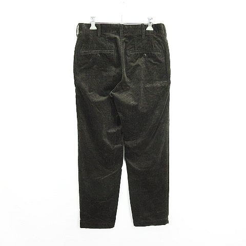 【中古】グリーンレーベルリラクシング ユナイテッドアローズ green label relaxing パンツ ボトムス テーパード コーデュロイ ストレッチ S ダークブラウン ※EKM メンズ 【ベクトル 古着】 240407