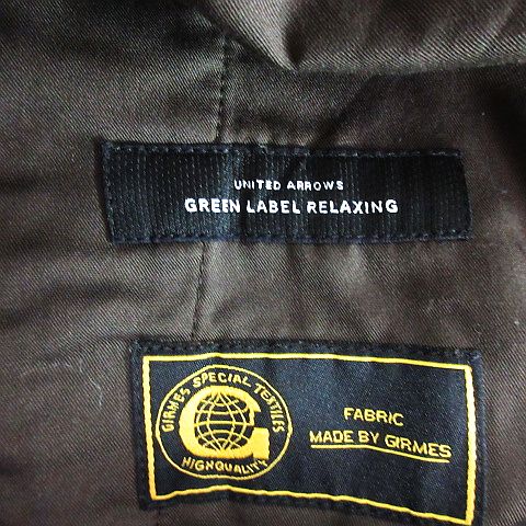 【中古】グリーンレーベルリラクシング ユナイテッドアローズ green label relaxing パンツ ボトムス テーパード コーデュロイ ストレッチ S ダークブラウン ※EKM メンズ 【ベクトル 古着】 240407