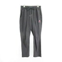 【中古】ダンロップ リファインド DUNLOP REFINED パンツ ボトムス ロング丈 ひざタック イージー ロゴ ストレッチ L グレー スポーツウェア ...