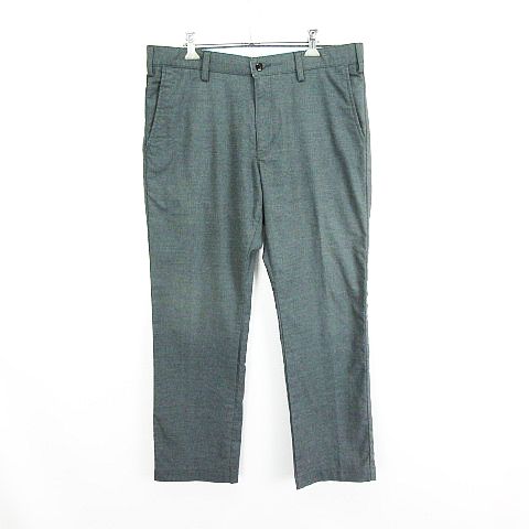 【中古】ラングラー WRANGLER WM0202 パンツ ボトムス ストレート ノータック ストレッチ 34 グレー ※EKM メンズ 【ベクトル 古着】 240902