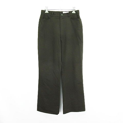 【中古】ロートレアモン LAUTREAMONT Rue de B パンツ ボトムス ブーツカット ストレッチ 3 オリーブ ※EKM レディース 【ベクトル 古着】 240926 【中古】ロートレアモン LAUTREAMONT Rue de B パンツ ボトムス ブーツカット ストレッチ 3 オリーブ ※EKM レディース 【ベクトル 古着】 240926