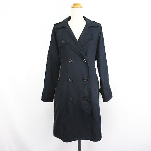 【中古】オリーブデオリーブ OLIVE des OLIVE トレンチコート アウター 長袖 ロング丈 M ネイビー ※EKM レディース 【ベクトル 古着】 241107 【中古】オリーブデオリーブ OLIVE des OLIVE トレンチコート アウター 長袖 ロング丈 M ネイビー ※EKM レディース 【ベクトル 古着】 241107