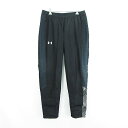 【中古】アンダーアーマー UNDER ARMOUR パンツ ボトムス ロング丈 中綿 コールドギア 切替 ロゴ LG ブラック スポーツウェア ※EKM メンズ 【ベクトル 古着】 250507