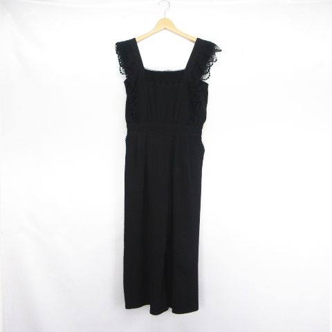 【中古】アクシーズファム axes femme オールインワン サロペット ロング丈 レース M ブラック ※EKM レディース 【ベクトル 古着】 250508 【中古】アクシーズファム axes femme オールインワン サロペット ロング丈 レース M ブラック ※EKM レディース 【ベクトル 古着】 250508