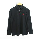 【中古】キャロウェイ CALLAWAY X SERIES ポロシャツ 長袖 ロゴ M ブラック ゴルフウェア ※EKM メンズ 【ベクトル 古着】 250524
