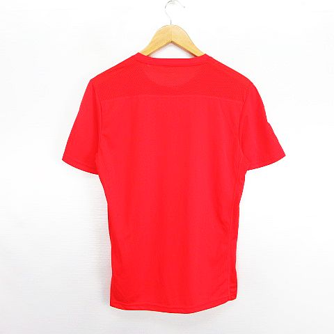 【中古】アディダス adidas Tシャツ カットソー 半袖 クルーネック ライン ロゴ 切...