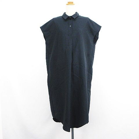 【中古】オリーブデオリーブ OLIVE des OLIVE シャツワンピース チュニック フレンチスリーブ ロング丈 バックボタン M ネイビー ※EKM 【ベクトル 古着】 250809 【中古】オリーブデオリーブ OLIVE des OLIVE シャツワンピース チュニック フレンチスリーブ ロング丈 バックボタン M ネイビー ※EKM 【ベクトル 古着】 250809