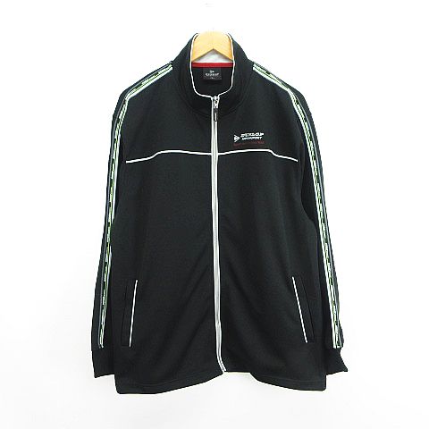【中古】ダンロップモータースポーツ DUNLOP MOTORSPORT ジャージ ジャケット 長袖 ジップアップ ロゴ ..