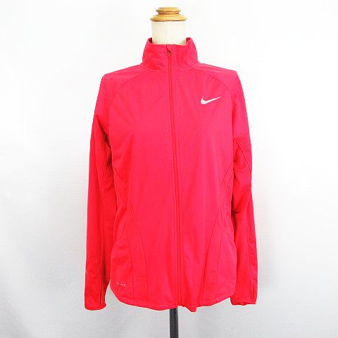 【中古】ナイキ NIKE RUNNING ジャージ ジャケット 長袖 ジップアップ 指穴 DRI-FIT ロゴ 裏起毛 L バーミリオン スポーツウェア ※EKM レディース 【ベクトル 古着】 260211ブランドナイキ NIKE表記サイズL実寸サイズ身幅：47cm　着丈：64.5cm　ゆき丈：84.5cm　　素材【本体】 ポリエステル100% 【パネル】 ポリエステル88% ポリウレタン12% 【裏地】 ポリエステル100%色バーミリオン ※照明や撮影環境により、実物と若干お色が違う場合がございます。予めご了承下さい。状態若干の使用感がありますが、その他に目立ったダメージはなく、問題なくご使用いただける商品です。 ※あくまでも中古品ですので掲載写真や記載内容をご確認いただき、ご理解の上ご購入ください。 商品のお問い合わせの回答を休止しております。＊各商品ページの商品詳細等をご確認の上ご購入ください。【中古】ナイキ NIKE RUNNING ジャージ ジャケット 長袖 ジップアップ 指穴 DRI-FIT ロゴ 裏起毛 L バーミリオン スポーツウェア ※EKM レディース 【ベクトル 古着】 260211状態ランク　”AB”詳細については、下記および「状態ランクについて」ページをご覧ください。未使用・新品の商品ほぼ新品同様の商品使用感が少なく、かなり状態の良い商品使用感はあるが、傷や汚れの少ない商品使用感の他、傷や汚れが見られる商品かなり大きな傷みがある難あり商品※S〜CランクはUSED品となりますので、使用感をご理解の上でご入札下さい。状態ランクについてinformationブランドナイキ NIKE表記サイズL実寸サイズ身幅：47cm　着丈：64.5cm　ゆき丈：84.5cm　　素材【本体】 ポリエステル100% 【パネル】 ポリエステル88% ポリウレタン12% 【裏地】 ポリエステル100%色バーミリオン ※照明や撮影環境により、実物と若干お色が違う場合がございます。予めご了承下さい。状態若干の使用感がありますが、その他に目立ったダメージはなく、問題なくご使用いただける商品です。 ※あくまでも中古品ですので掲載写真や記載内容をご確認いただき、ご理解の上ご購入ください。 商品のお問い合わせの回答を休止しております。＊各商品ページの商品詳細等をご確認の上ご購入ください。本商品は一点物です他サイトや店舗にて販売している商品です。多少のお時間差にて欠品になることもございます。予めご了承頂ますようお願い致します。ベクトル・サイズガイドはこちらこの商品と同じブランドの商品を見る