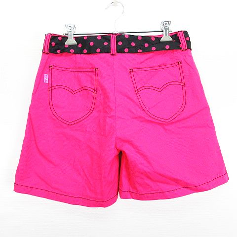 【中古】ビバハート VIVA HEART パンツ ボトムス キュロット ショート丈 ストレッチ 40 ピンク ゴルフウェア ※EKM レディース 【ベクトル 古着】 260314
