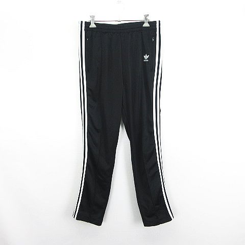 【中古】アディダスオリジナルス adidas originals ジャージ パンツ ボトムス ロング丈 ライン ロゴ トレフォイル M ブラック スポーツウェア ※EKM メンズ 【ベクトル 古着】 260321ブランドアディダスオリジナルス adidas originals表記サイズM実寸サイズウエスト：72〜cm　もも幅：28cm　裾幅：17.5cm　股上：28cm　股下：70cm　　素材ポリエステル100%色ブラック ※照明や撮影環境により、実物と若干お色が違う場合がございます。予めご了承下さい。仕様・ウエストゴム仕様 紐で調節可 ・左右ジップポケット ・右ヒップポケット状態若干の使用感がありますが、その他に目立ったダメージはなく、問題なくご使用いただける商品です。 ※あくまでも中古品ですので掲載写真や記載内容をご確認いただき、ご理解の上ご購入ください。 商品のお問い合わせの回答を休止しております。＊各商品ページの商品詳細等をご確認の上ご購入ください。【中古】アディダスオリジナルス adidas originals ジャージ パンツ ボトムス ロング丈 ライン ロゴ トレフォイル M ブラック スポーツウェア ※EKM メンズ 【ベクトル 古着】 260321状態ランク　”AB”詳細については、下記および「状態ランクについて」ページをご覧ください。未使用・新品の商品ほぼ新品同様の商品使用感が少なく、かなり状態の良い商品使用感はあるが、傷や汚れの少ない商品使用感の他、傷や汚れが見られる商品かなり大きな傷みがある難あり商品※S〜CランクはUSED品となりますので、使用感をご理解の上でご入札下さい。状態ランクについてinformationブランドアディダスオリジナルス adidas originals表記サイズM実寸サイズウエスト：72〜cm　もも幅：28cm　裾幅：17.5cm　股上：28cm　股下：70cm　　素材ポリエステル100%色ブラック ※照明や撮影環境により、実物と若干お色が違う場合がございます。予めご了承下さい。仕様・ウエストゴム仕様 紐で調節可 ・左右ジップポケット ・右ヒップポケット状態若干の使用感がありますが、その他に目立ったダメージはなく、問題なくご使用いただける商品です。 ※あくまでも中古品ですので掲載写真や記載内容をご確認いただき、ご理解の上ご購入ください。 商品のお問い合わせの回答を休止しております。＊各商品ページの商品詳細等をご確認の上ご購入ください。本商品は一点物です他サイトや店舗にて販売している商品です。多少のお時間差にて欠品になることもございます。予めご了承頂ますようお願い致します。ベクトル・サイズガイドはこちらこの商品と同じブランドの商品を見る