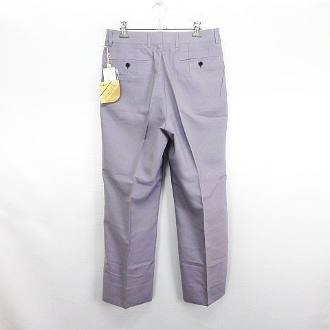 【中古】未使用品 オルオーラ ORORA パンツ ボトムス スラックス ツータック センタープレス 79 ラベンダー ※EKM メンズ 【ベクトル 古着】 260504 2