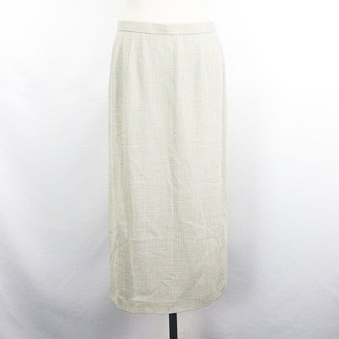 未使用品 SAISON DE MIKI スカート ボトムス ロング丈 マキシ丈 タイト バックスリット 42 カーキ ※EKM レディース  260528