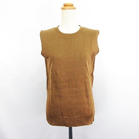 【中古】センスオブプレイス バイ アーバンリサーチ Sense of Place by Urban Research ニット セーター ノースリーブ ベスト 丸首 F ブラウン ※EKM レディース 【ベクトル 古着】 260623ブランドセンスオブプレイス バイ アーバンリサーチ Sense of Place by Urban Research表記サイズFree実寸サイズ身幅：44cm　着丈：62cm　　素材アクリル100%色ブラウン ※照明や撮影環境により、実物と若干お色が違う場合がございます。予めご了承下さい。状態若干の使用感がありますが、その他に目立ったダメージはなく、問題なくご使用いただける商品です。 ※あくまでも中古品ですので掲載写真や記載内容をご確認いただき、ご理解の上ご購入ください。 商品のお問い合わせの回答を休止しております。＊各商品ページの商品詳細等をご確認の上ご購入ください。【中古】センスオブプレイス バイ アーバンリサーチ Sense of Place by Urban Research ニット セーター ノースリーブ ベスト 丸首 F ブラウン ※EKM レディース 【ベクトル 古着】 260623状態ランク　”AB”詳細については、下記および「状態ランクについて」ページをご覧ください。未使用・新品の商品ほぼ新品同様の商品使用感が少なく、かなり状態の良い商品使用感はあるが、傷や汚れの少ない商品使用感の他、傷や汚れが見られる商品かなり大きな傷みがある難あり商品※S〜CランクはUSED品となりますので、使用感をご理解の上でご入札下さい。状態ランクについてinformationブランドセンスオブプレイス バイ アーバンリサーチ Sense of Place by Urban Research表記サイズFree実寸サイズ身幅：44cm　着丈：62cm　　素材アクリル100%色ブラウン ※照明や撮影環境により、実物と若干お色が違う場合がございます。予めご了承下さい。状態若干の使用感がありますが、その他に目立ったダメージはなく、問題なくご使用いただける商品です。 ※あくまでも中古品ですので掲載写真や記載内容をご確認いただき、ご理解の上ご購入ください。 商品のお問い合わせの回答を休止しております。＊各商品ページの商品詳細等をご確認の上ご購入ください。本商品は一点物です他サイトや店舗にて販売している商品です。多少のお時間差にて欠品になることもございます。予めご了承頂ますようお願い致します。ベクトル・サイズガイドはこちらこの商品と同じブランドの商品を見る