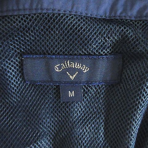 【中古】キャロウェイ CALLAWAY ピステ ウィンドブレーカー 半袖 ハーフジップ ロ...