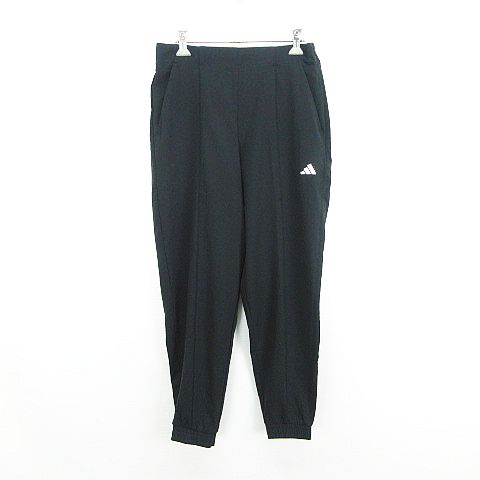 【中古】アディダス adidas パンツ ボトムス ロング丈 ジョガー ウーブン ロゴ L ブラック スポーツウェア ※EKM レディース 【ベクトル 古着】 260701ブランドアディダス adidas表記サイズL実寸サイズウエスト：66cm　もも幅：29cm　裾幅：10.5cm　股上：30.5cm　股下：62cm　　素材ポリエステル100%色ブラック ※照明や撮影環境により、実物と若干お色が違う場合がございます。予めご了承下さい。仕様・左サイドファスナー ・左右ポケット状態使用感が少なく、かなり状態の良い商品です。 ※あくまでも中古品ですので掲載写真や記載内容をご確認いただき、ご理解の上ご購入ください。 商品のお問い合わせの回答を休止しております。＊各商品ページの商品詳細等をご確認の上ご購入ください。【中古】アディダス adidas パンツ ボトムス ロング丈 ジョガー ウーブン ロゴ L ブラック スポーツウェア ※EKM レディース 【ベクトル 古着】 260701状態ランク　”A”詳細については、下記および「状態ランクについて」ページをご覧ください。未使用・新品の商品ほぼ新品同様の商品使用感が少なく、かなり状態の良い商品使用感はあるが、傷や汚れの少ない商品使用感の他、傷や汚れが見られる商品かなり大きな傷みがある難あり商品※S〜CランクはUSED品となりますので、使用感をご理解の上でご入札下さい。状態ランクについてinformationブランドアディダス adidas表記サイズL実寸サイズウエスト：66cm　もも幅：29cm　裾幅：10.5cm　股上：30.5cm　股下：62cm　　素材ポリエステル100%色ブラック ※照明や撮影環境により、実物と若干お色が違う場合がございます。予めご了承下さい。仕様・左サイドファスナー ・左右ポケット状態使用感が少なく、かなり状態の良い商品です。 ※あくまでも中古品ですので掲載写真や記載内容をご確認いただき、ご理解の上ご購入ください。 商品のお問い合わせの回答を休止しております。＊各商品ページの商品詳細等をご確認の上ご購入ください。本商品は一点物です他サイトや店舗にて販売している商品です。多少のお時間差にて欠品になることもございます。予めご了承頂ますようお願い致します。ベクトル・サイズガイドはこちらこの商品と同じブランドの商品を見る