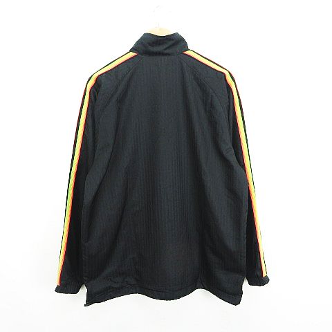 【中古】アディダス adidas ジャケット アウター 長袖 ジップアップ ヘリンボーン ...
