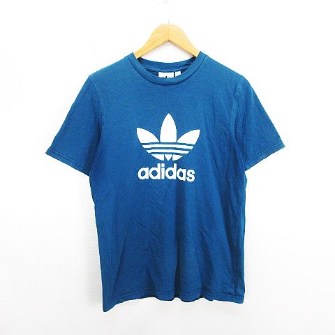 中古 アディダスオリジナルス adidas originals Tシャツ カットソー 半袖 クルーネック トレフォイル …