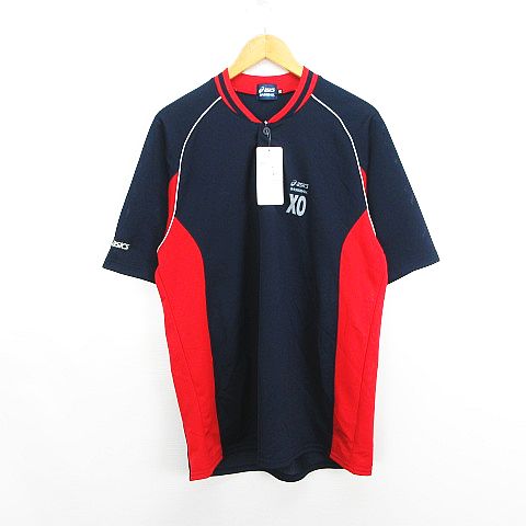 【中古】未使用品 アシックス asics ゲームシャツ 半袖 2つボタン ロゴ サンプル品 XO ネイビー×レッド ベースボールウェア ※EKM メンズ 【ベクトル 古着】 260804ブランドアシックス asics表記サイズXO 胸囲 101〜107 身長 182〜188実寸サイズ身幅：57cm　着丈：77cm　ゆき丈：52cm　　素材ポリエステル100%色ネイビー×レッド ※照明や撮影環境により、実物と若干お色が違う場合がございます。予めご了承下さい。状態タグ付きの未使用品です。 ※未使用品・新品同様の商品ではございますが、一度は一般の方の手に渡り、個人で保管されていた商品です。 また、保管・陳列時の薄いスレなど微細な状態変化が見られる場合がございます。ご理解の上ご購入ください。 備考サイズサンプル品です。商品のお問い合わせの回答を休止しております。＊各商品ページの商品詳細等をご確認の上ご購入ください。【中古】未使用品 アシックス asics ゲームシャツ 半袖 2つボタン ロゴ サンプル品 XO ネイビー×レッド ベースボールウェア ※EKM メンズ 【ベクトル 古着】 260804状態ランク　”S”詳細については、下記および「状態ランクについて」ページをご覧ください。未使用・新品の商品ほぼ新品同様の商品使用感が少なく、かなり状態の良い商品使用感はあるが、傷や汚れの少ない商品使用感の他、傷や汚れが見られる商品かなり大きな傷みがある難あり商品※S〜CランクはUSED品となりますので、使用感をご理解の上でご入札下さい。状態ランクについてinformationブランドアシックス asics表記サイズXO 胸囲 101〜107 身長 182〜188実寸サイズ身幅：57cm　着丈：77cm　ゆき丈：52cm　　素材ポリエステル100%色ネイビー×レッド ※照明や撮影環境により、実物と若干お色が違う場合がございます。予めご了承下さい。状態タグ付きの未使用品です。 ※未使用品・新品同様の商品ではございますが、一度は一般の方の手に渡り、個人で保管されていた商品です。 また、保管・陳列時の薄いスレなど微細な状態変化が見られる場合がございます。ご理解の上ご購入ください。 備考サイズサンプル品です。商品のお問い合わせの回答を休止しております。＊各商品ページの商品詳細等をご確認の上ご購入ください。本商品は一点物です他サイトや店舗にて販売している商品です。多少のお時間差にて欠品になることもございます。予めご了承頂ますようお願い致します。ベクトル・サイズガイドはこちらこの商品と同じブランドの商品を見る