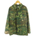 【中古】60’S U.S.ARMY ERDL ジャングルファティーグ ジャケット ミリタリー カモフラ 迷彩柄 USMC 米軍実物 4th S-R DSA100...