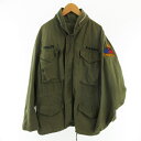 【中古】60s 1st US ARMY M-65 フィールド ジャケット MEDIUM REGULAR ヴィンテージ ミリタリー エポレット無し アルミジップ ...