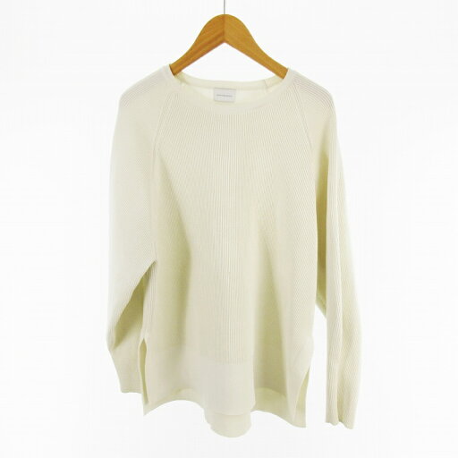【中古】グリーンレーベルリラクシング ユナイテッドアローズ green label relaxing ボリュームスリーブ フォルム プルオーバー ニット セーター オフホワイト系 白 トップス レディース 【ベクトル 古着】 250413 【中古】グリーンレーベルリラクシング ユナイテッドアローズ green label relaxing ボリュームスリーブ フォルム プルオーバー ニット セーター オフホワイト系 白 トップス レディース 【ベクトル 古着】 250413