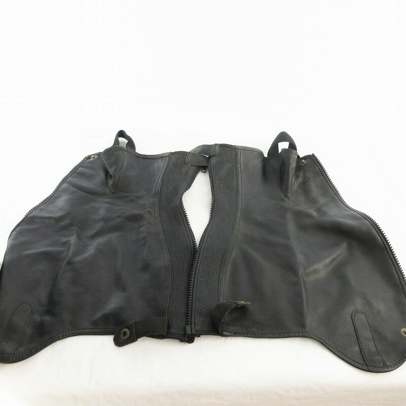 【中古】great seal of the state チャップス レザー 黒 ブラック L 全長44cm その他 【ベクトル 古着】 250519