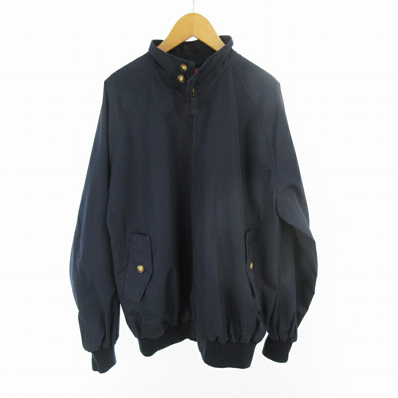【中古】ORVIS オービス 90’S 00’S スイングトップ ハリントンジャケット 裏地チェック 紺 ネイビー M ヴィンテージ オールド アウター メンズ 【ベクトル 古着】 250531