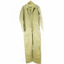 【中古】未使用品 タグ付き デットストック US.ARMY オールインワン ジャンプスーツ つなぎ ベージュ 40 L 8405-01-506-1267 ヴィン...