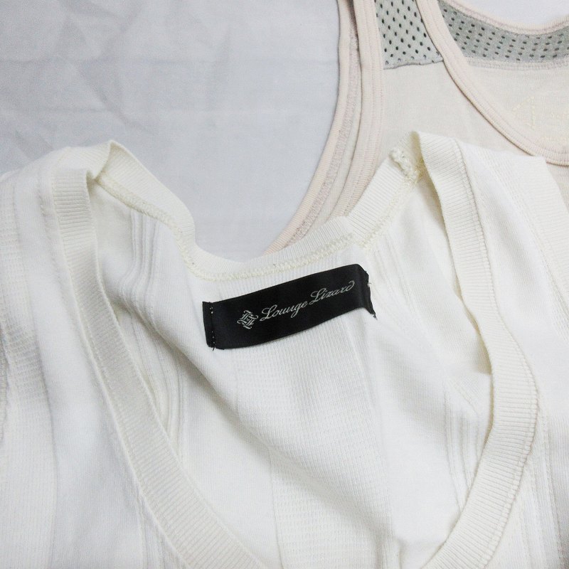 【中古】アタッチメント ラウンジリザード モーテル スキームウォーリアーズ CROW'S NEST タンクトップ 5点 セット まとめ ホワイト グレー M メンズ 【ベクトル 古着】 250805