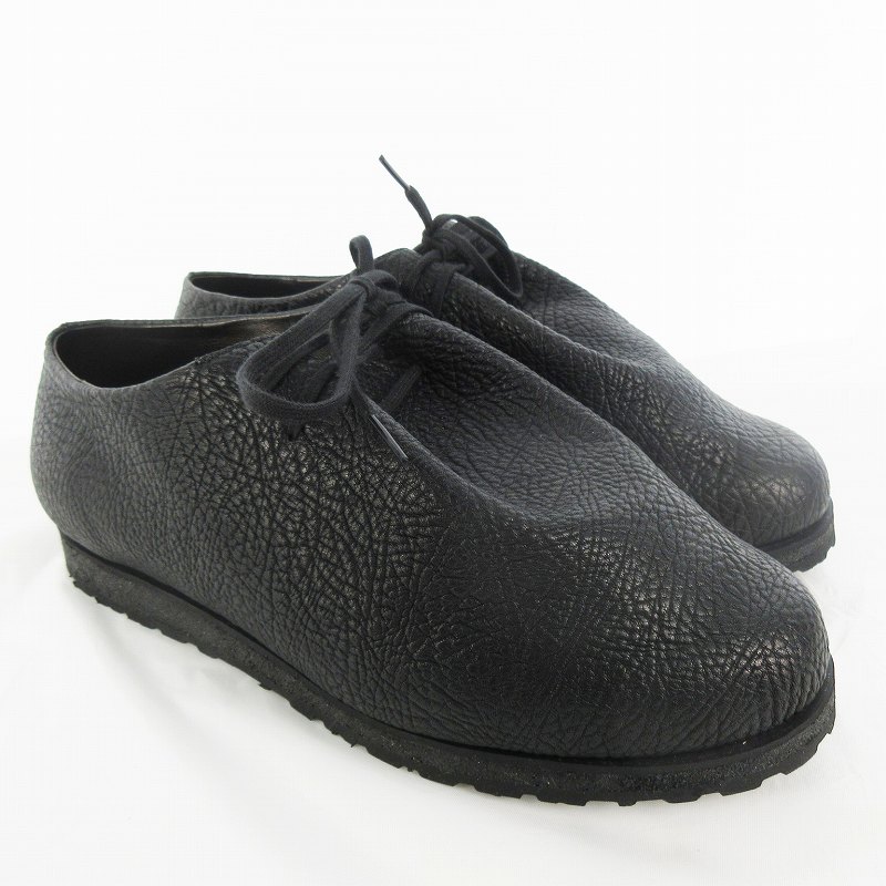 【中古】未使用品 現行 PETROSOLAUM ペテロオラウム シューズ 81128-PTR2 Drawstring BL Horse Oil Shr..